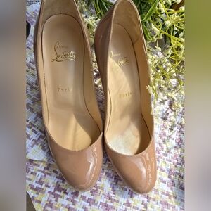 Christian Louboutin Kate Nude Pumps